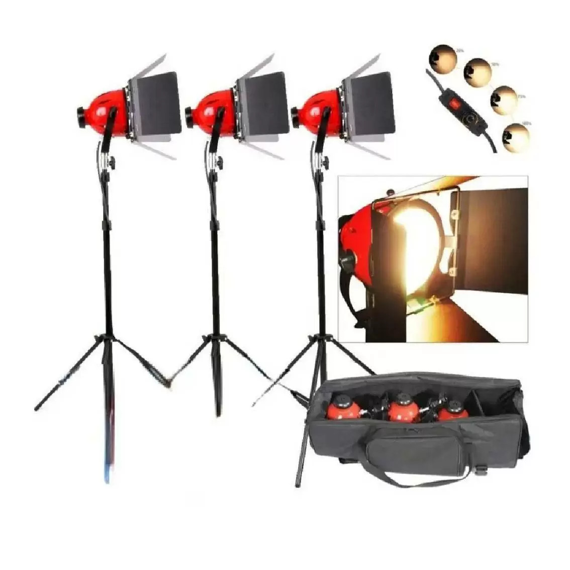 کیت نور پروژکتور دیمردار 1000w