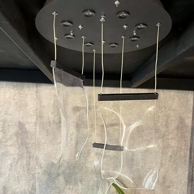 لوستر مدرن اس ام دی SMD خور سه شاخه گرد پاییز