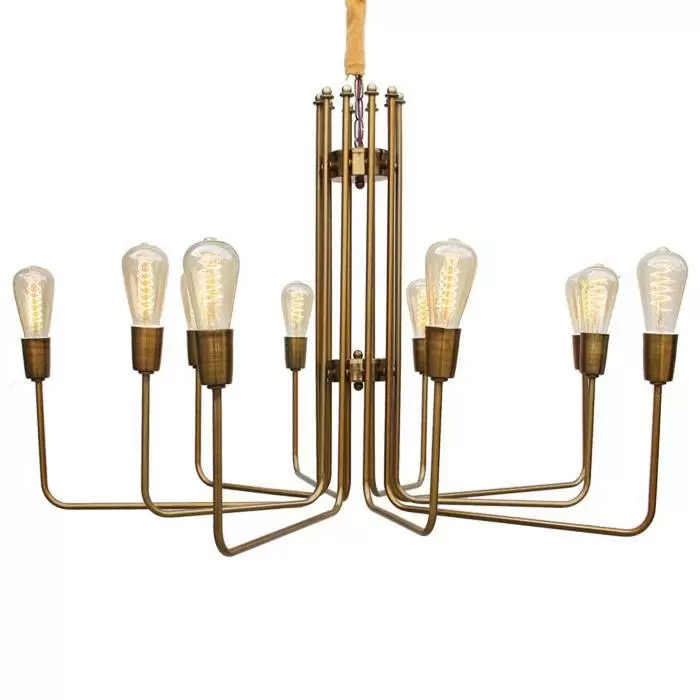 لوستر شاخه ای مدرن 10 شعله