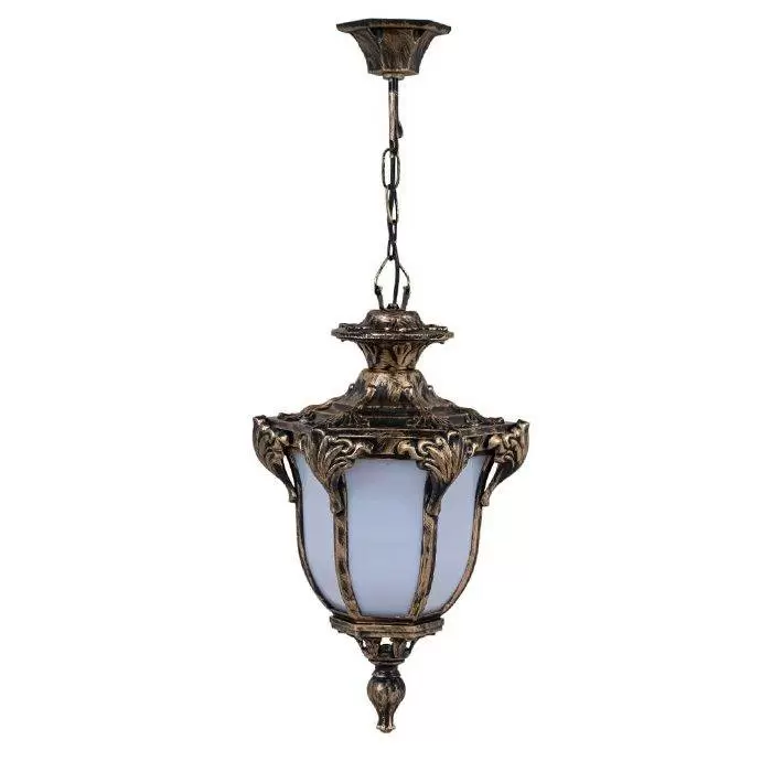 چراغ حیاطی آویز پلاستیکی صدف( پلی کربنات اصلی 3 سال ضمانت )