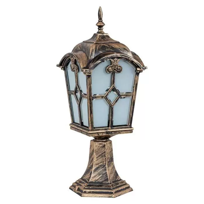 چراغ حیاطی پلاستیکی سردری کلبه لوزی( پلی کربنات اصلی 3 سال ضمانت )