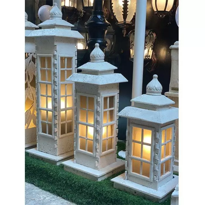 چراغ مدل ارکا دیواری طرح سنگی