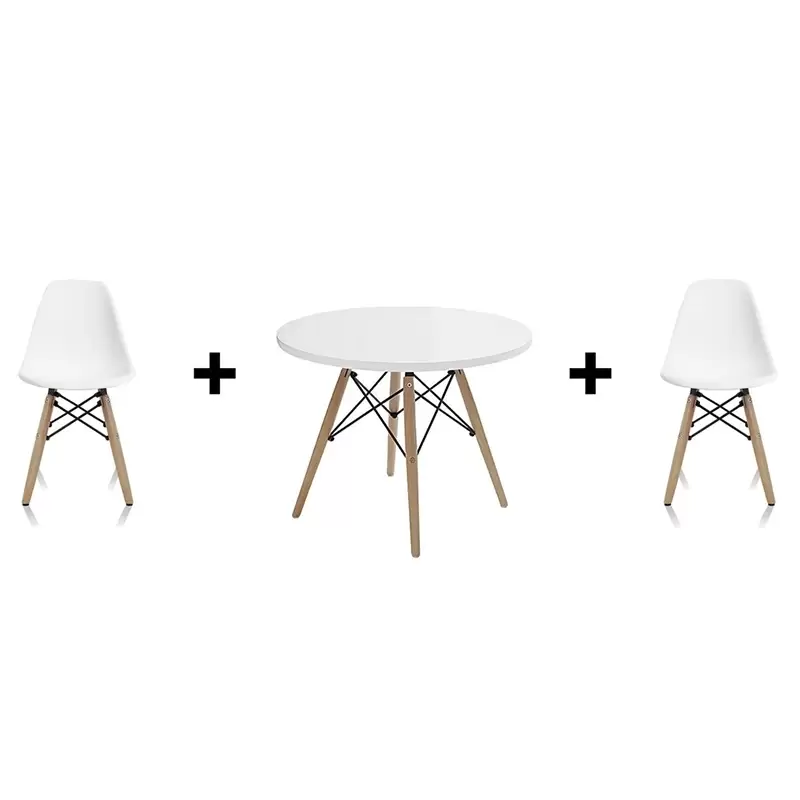 ست میز و صندلی دو نفره کودک ایمز برند هیدیکا مبلمان